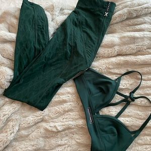Savage X Fenty Peak Performance High Wait Mesh Legging and Bra Set